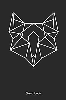 Polygon Fuchs Sketchbook: A5 Skizzenbuch | Sketchbook | Notizenbuch | Erinnerungsbuch | Zeichenbuch | Scrapbook | Geschenk für Studenten, ... Künstler, Männer, Frauen und Kinder.
