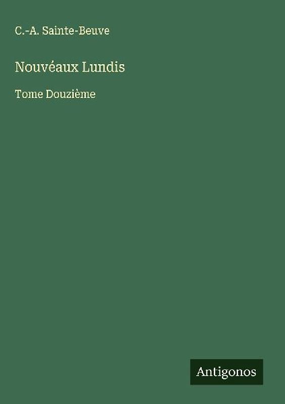 Nouvéaux Lundis