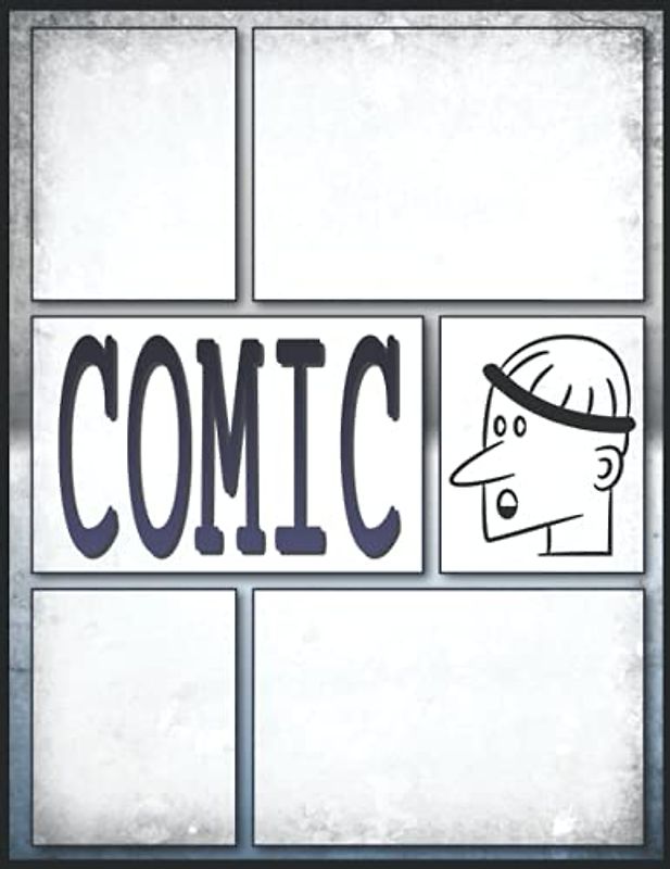 Comic Cartoons Zeichnen Lernen: Eine leere Anime-Buchvorlage zum Erstellen Ihrer eigenen Comic-Geschichten - Großes A4-Skizzenbuch mit glänzendem Finishing-Cover. Ein tolles Geschenk für Comic-Fans