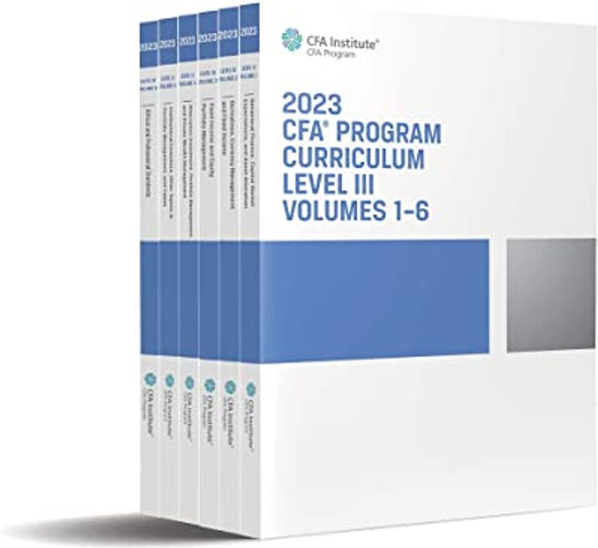Cfa Program Curriculum Level III 2023