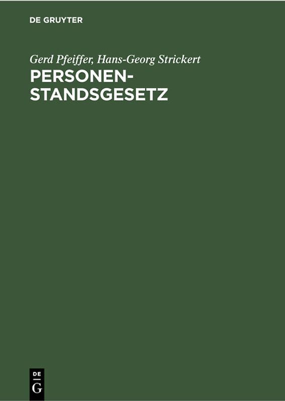 Personenstandsgesetz