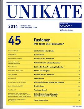 Essener Unikate 45: Fusionen.