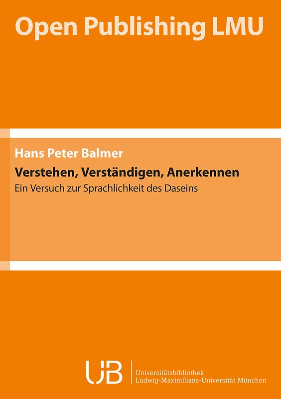 Verstehen, Verständigen, Anerkennen