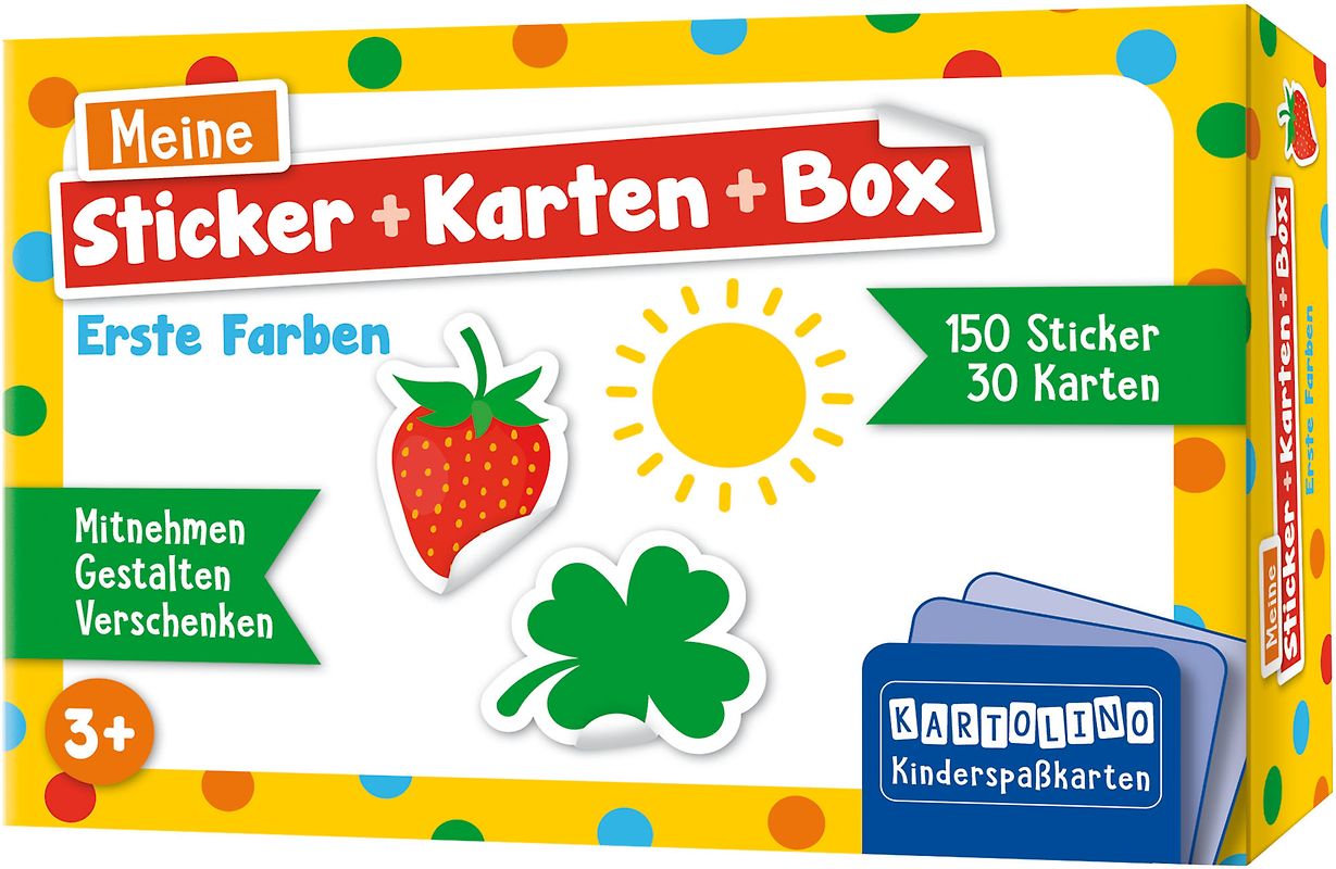 Meine Sticker + Karten + Box - Erste Farben
