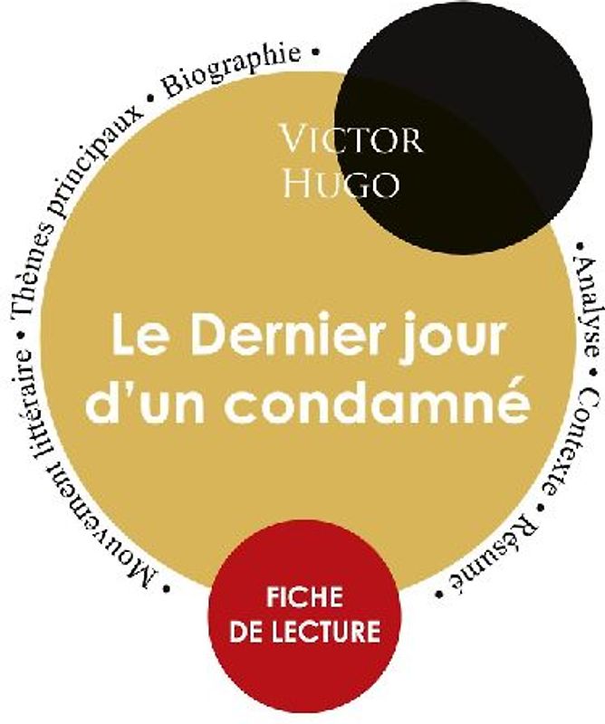 Fiche de lecture Le Dernier jour d'un condamné de Victor Hugo (Étude intégrale)