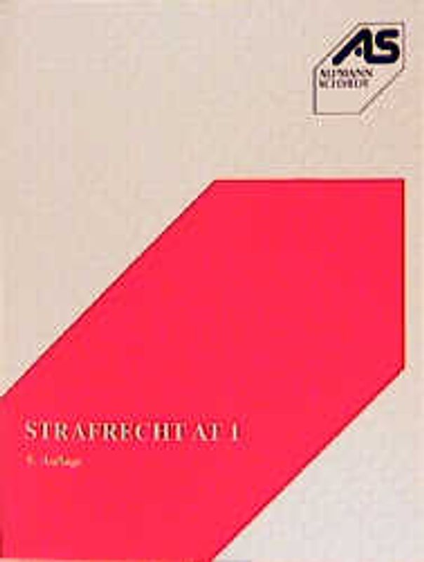 Strafrecht, Allgemeiner Teil