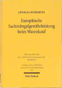 Europäische Sachmängelgewährleistung beim Warenkauf