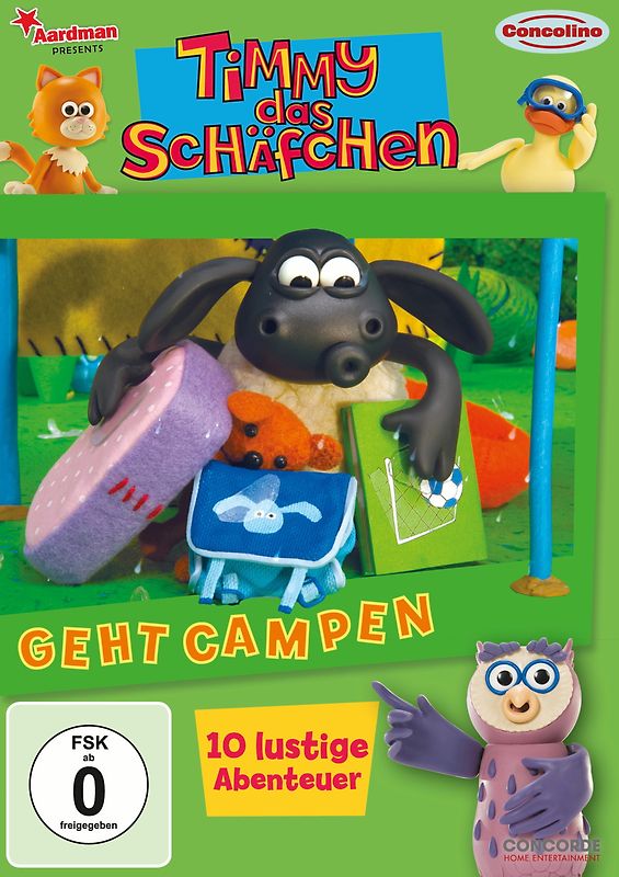 Timmy das Schäfchen - Geht campen DVD