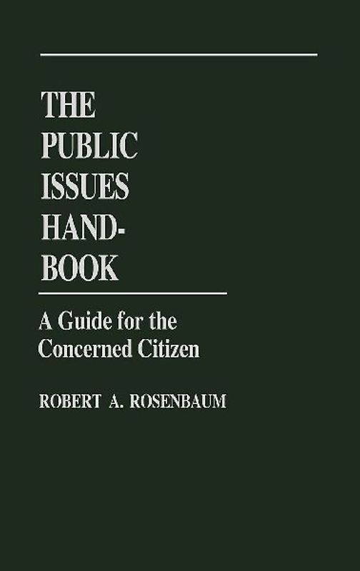 The Public Issues Handbook