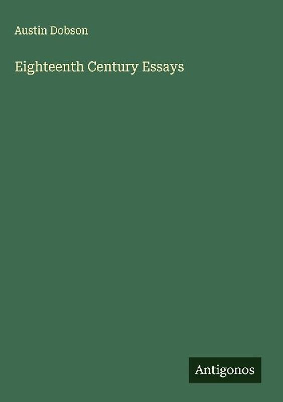 Eighteenth Century Essays