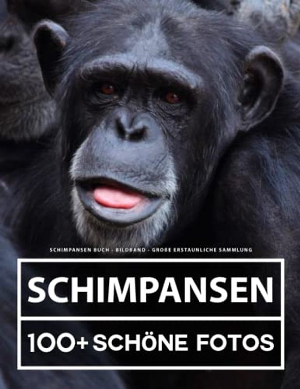 Schimpansen Buch - Bildband - Große Erstaunliche Sammlung: 100 Wunderschöne Bildern - Für Kinder und Erwachsene
