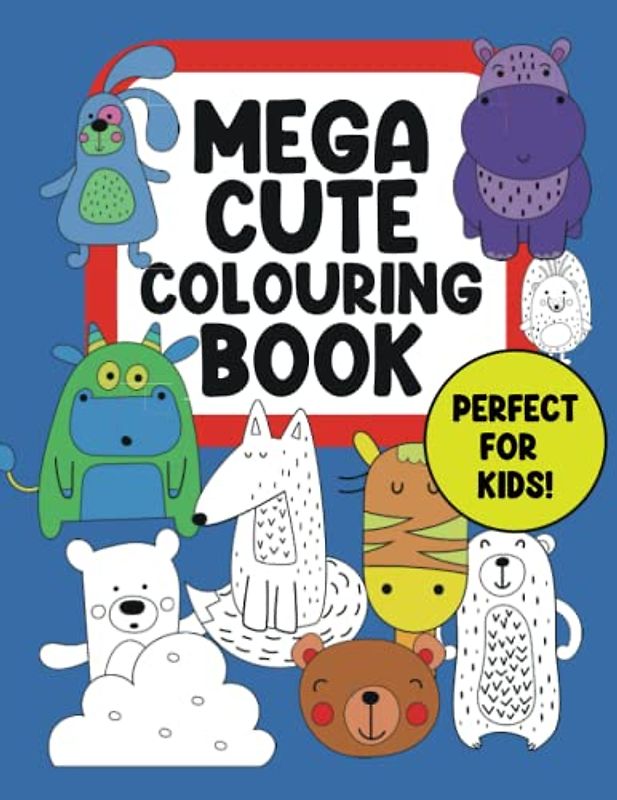 The Super Cute Colouring Book: Over 60 pages of colouring fun.
