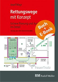 Rettungswege mit Konzept mit E-Book (PDF)