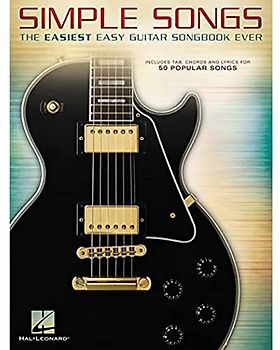 Simple Songs: The Easiest Easy Guitar Songbook Ever - Guitar Tab Book with 50 Pop Songs - Guitar Lesson Book Including Chords and Lyrics - Guitar Music Book for Beginners and Advanced Players