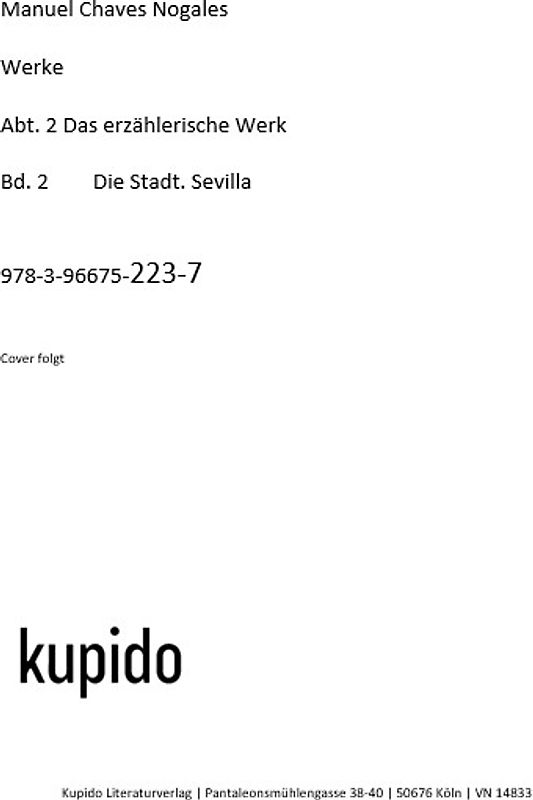 Die Stadt. Sevilla