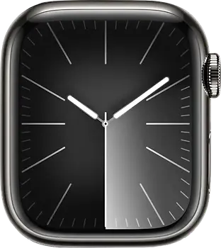 Apple Watch Series 9 41 mm Boîtier acier inoxydable graphite [Wi-Fi + Cellulaire]