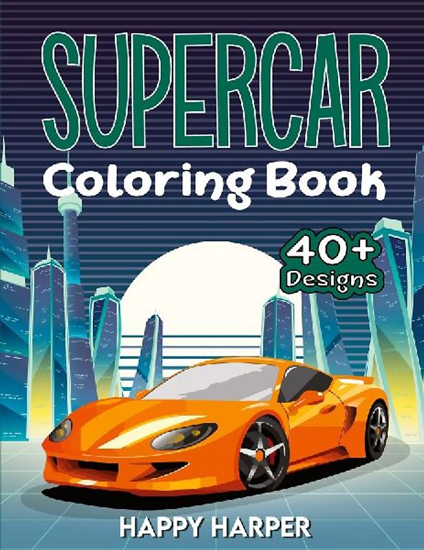 Supercar Coloring