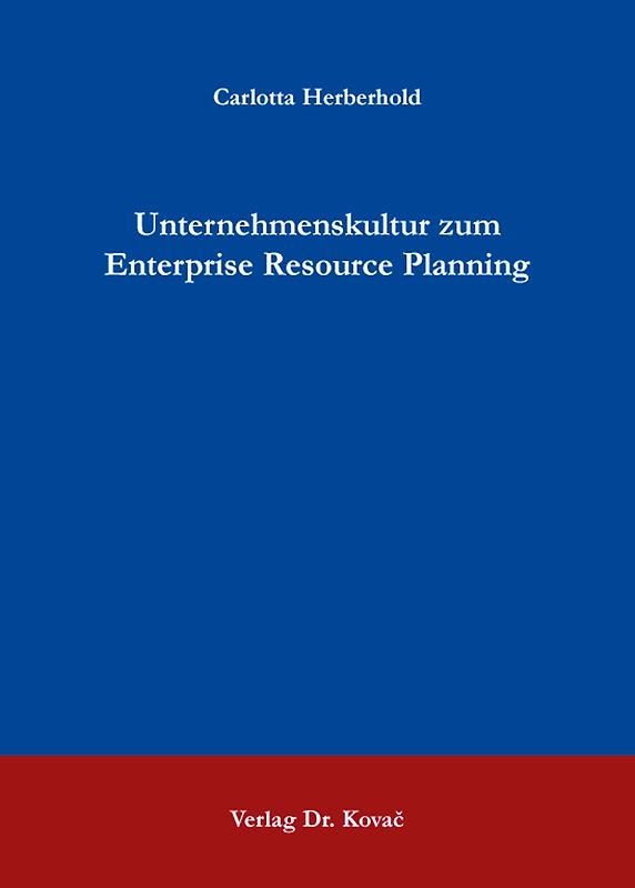 Unternehmenskultur zum Enterprise Resource Planning