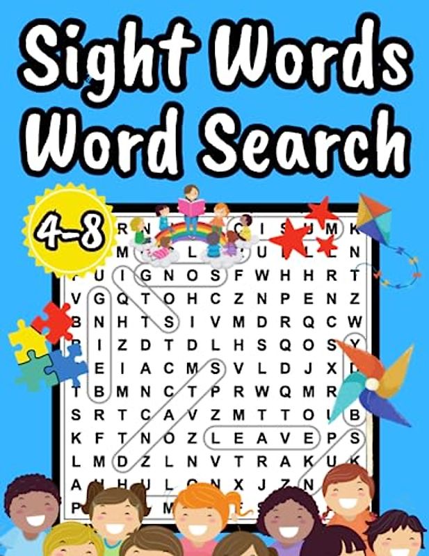 Sight Words Word Search Book For Kids Ages 4-8: Fun and Engaging Sight Words Word Search Book for Kids, Kids educational activities, Reading skills ... Sight words for kids, Fun educational games