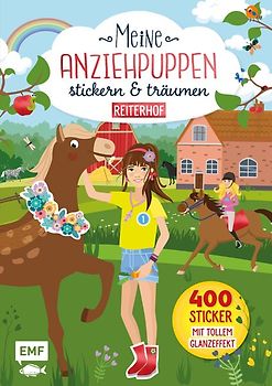 Meine Anziehpuppen – stickern & träumen: Reiterhof