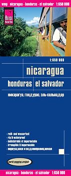 Reise Know-How Landkarte Nicaragua, Honduras, El Salvador (1:650.000)