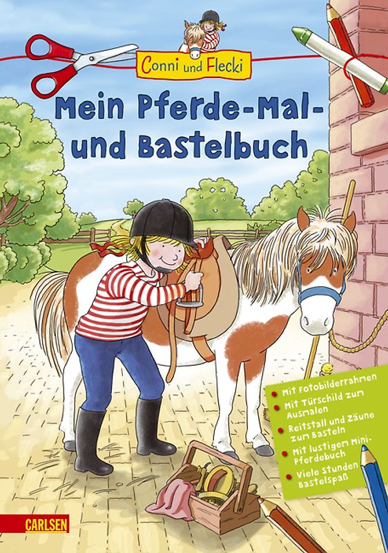 Conni und Flecki: Conni und Flecki: Mein Pferde-Mal- und Bastelbuch