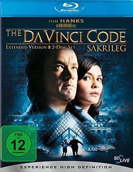 The Da Vinci Code - Sakrileg - Extended Edition Blu-ray Disc