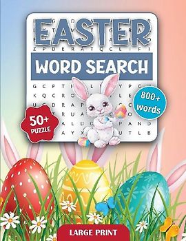 Easter Holiday Word Search Book for Adults and Seniors
