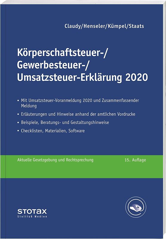 Körperschaftsteuer-, Gewerbesteuer-, Umsatzsteuer-Erklärung 2021