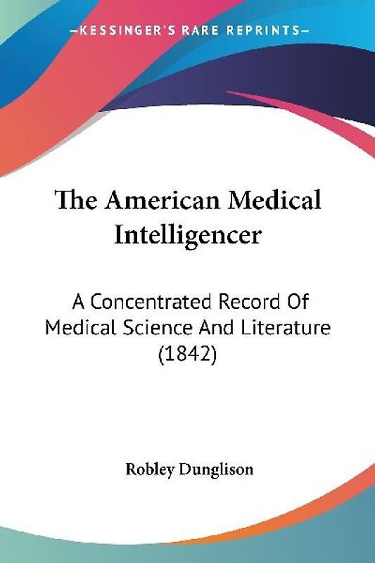 The American Medical Intelligencer