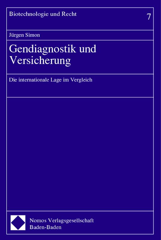 Gendiagnostik und Versicherung