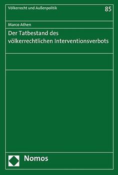 Der Tatbestand des völkerrechtlichen Interventionsverbots