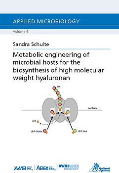 Metabolic engineering of microbial hosts for the biosynthesis of high molecular weight hyaluronan