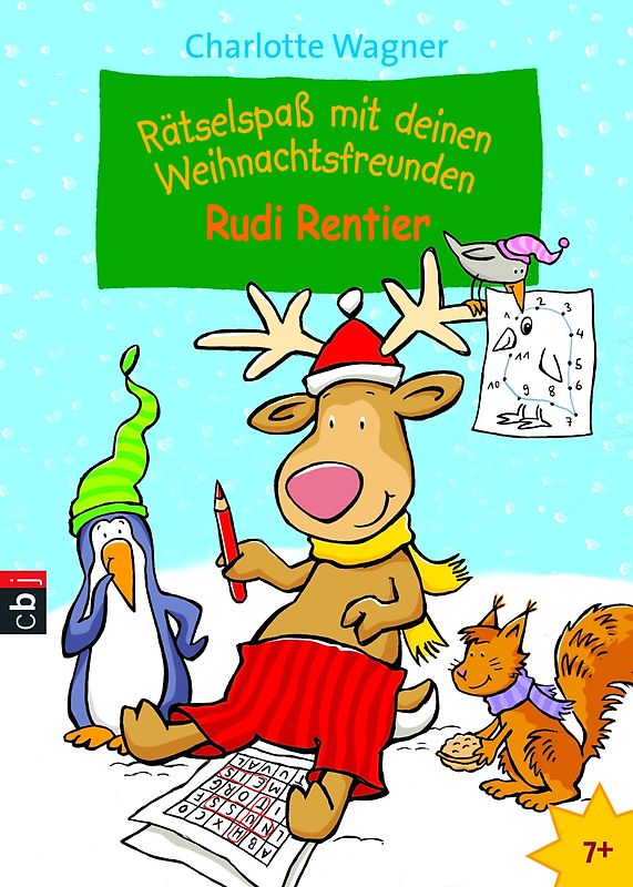 Rätselspaß mit deinen Weihnachtsfreunden - Rudi Rentier