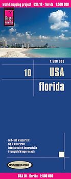 Reise Know-How Landkarte USA 10, Florida (1:500.000). world mapping project