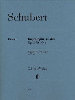 Impromptu As-dur op. 90,4 D 899 - Schubert, Franz/Hrsg. Gieseking, Walter
