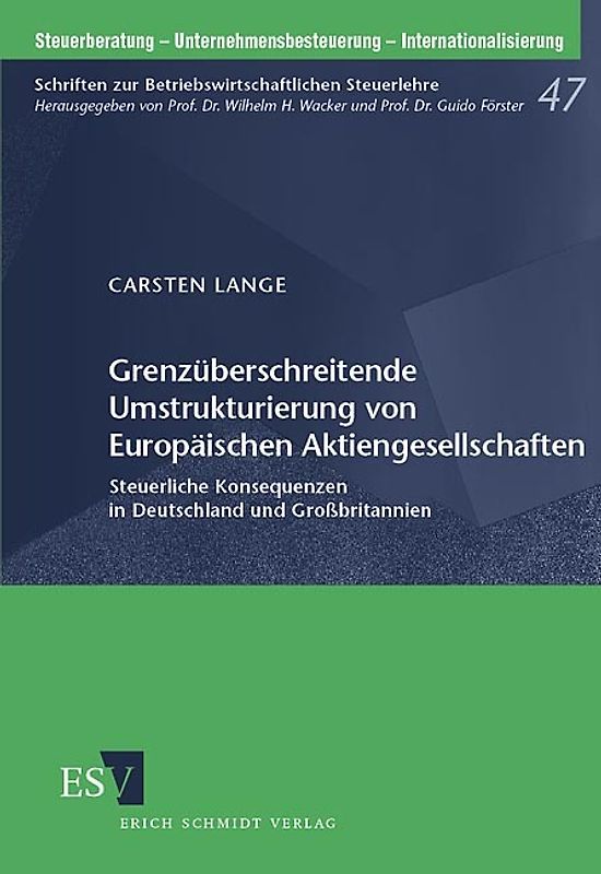 Grenzüberschreitende Umstrukturierung von Europäischen Aktiengesellschaften