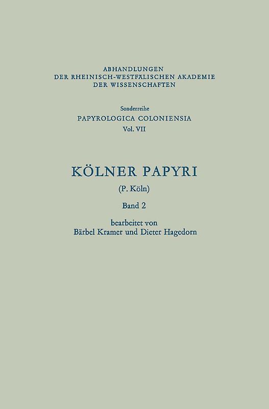 Kölner Papyri