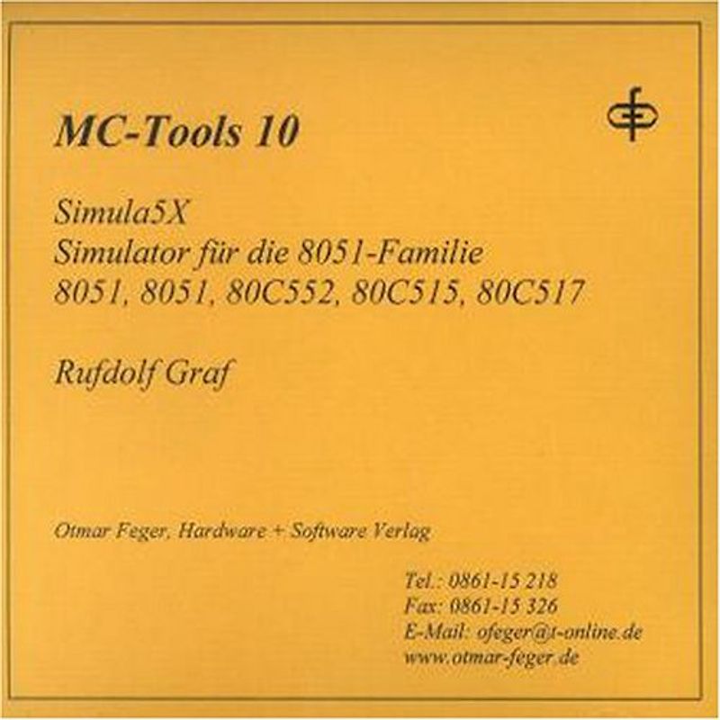 MC-Tools 10. Simula5X, Simulator für den 8051, 8052, 80C552, 80515, 80C517