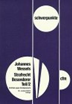 Strafrecht. Besonderer Teil 2. Straftaten gegen Vermögenswerte