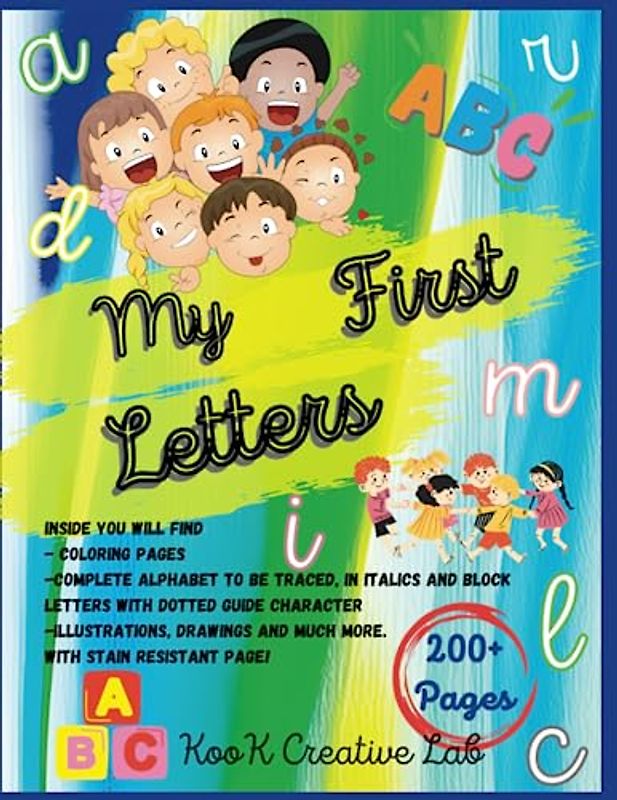 My First Letters: 200+ pages to learn to write while playing