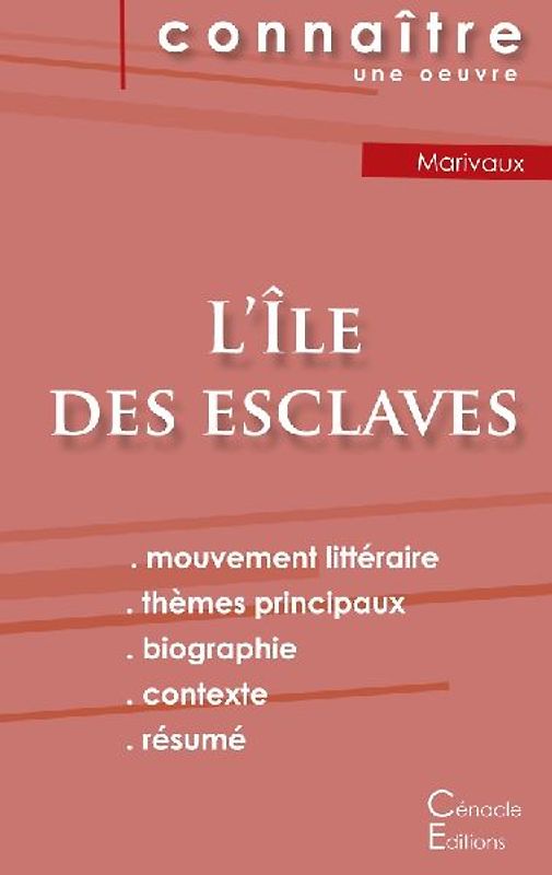 Fiche de lecture L'Île des esclaves de Marivaux (Analyse littéraire de référence et résumé complet)