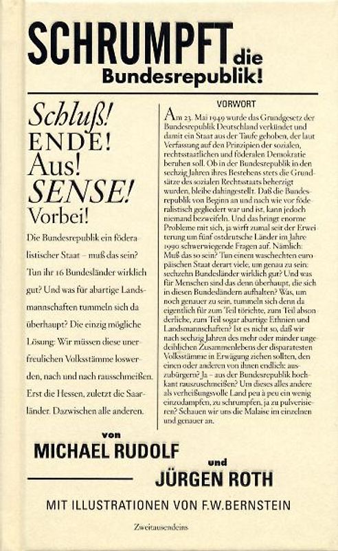 Schrumpft die Bundesrepublik!