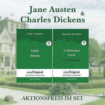 Jane Austen & Charles Dickens Hardcover (Bücher + 2 MP3 Audio-CDs) - Lesemethode von Ilya Frank