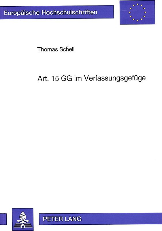 Art. 15 GG im Verfassungsgefüge
