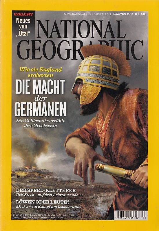 National Geographic 11/2011: Die Macht der Germanen - Wie sie England eroberten [Broschiert]