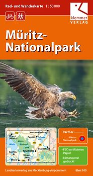 Rad- und Wanderkarte Müritz-Nationalpark