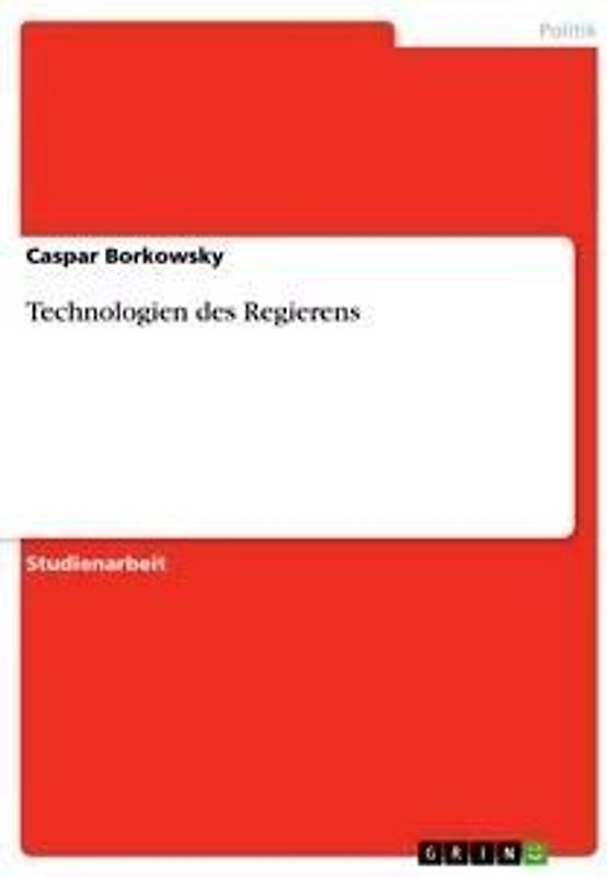 Technologien des Regierens