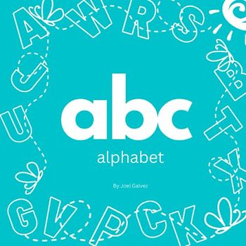 ABC Alphabet Colorful Playful Kids Book Age 1-5