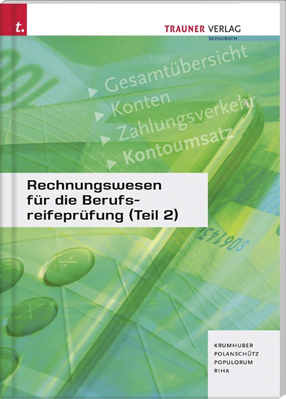 Rechnungswesen für die Berufsreifeprüfung (Teil 2)